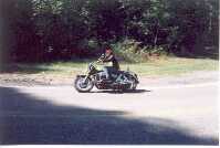 My Guzzi at Deals Gap